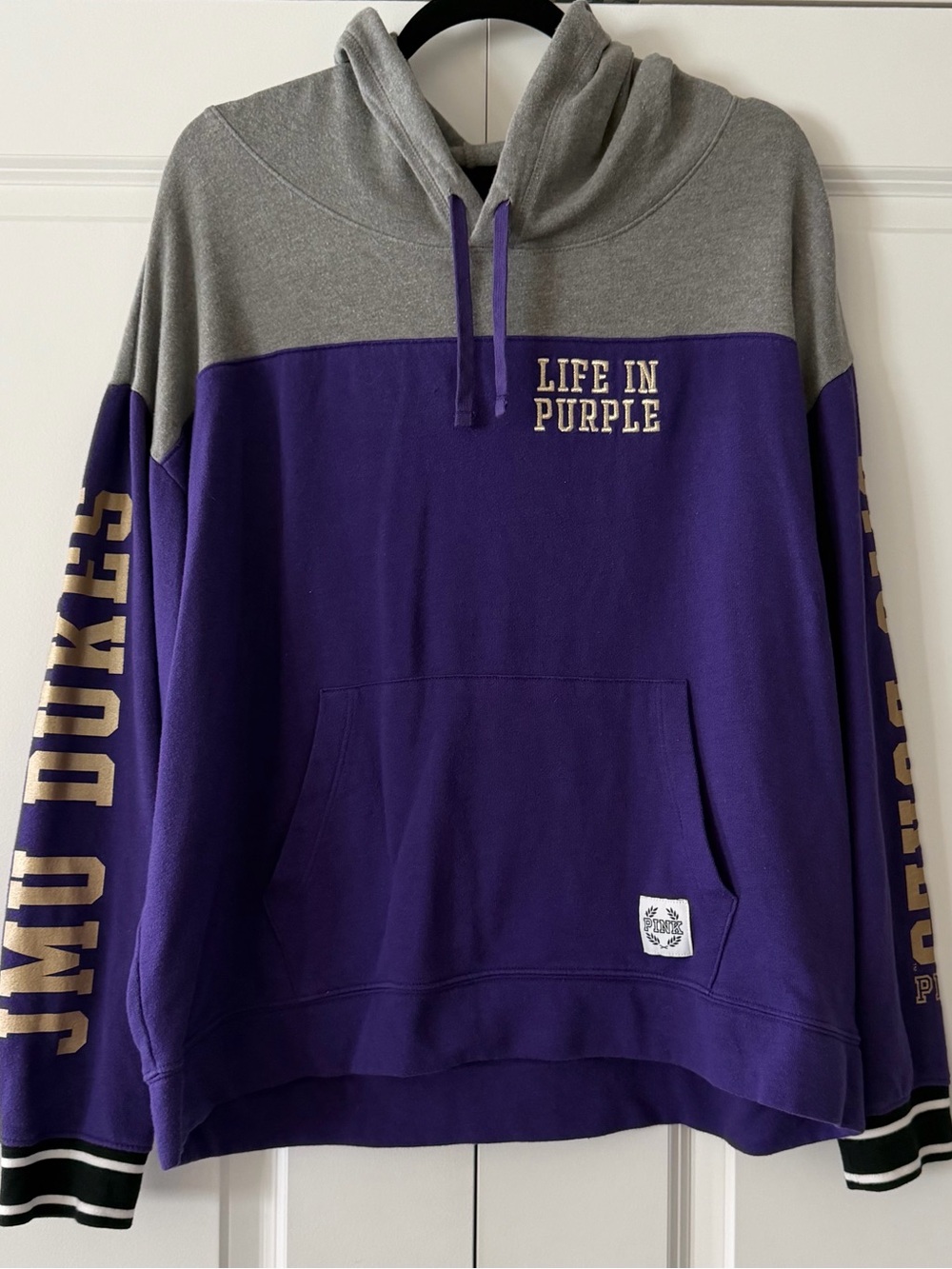 PINK Victoria’s Secret | JMU Dukes Hoodie | Large